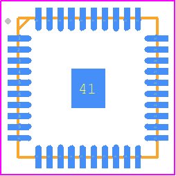 ACT88430QJ101-T - Qorvo PCB footprint - Quad Flat No-Lead - Quad Flat No-Lead - 40l tqfn.-2