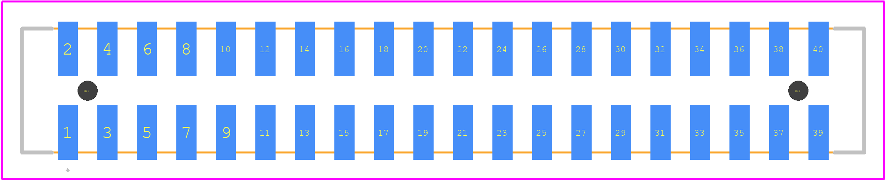 87832-6922 - Molex PCB footprint - Other - Other - 87832-6922-2