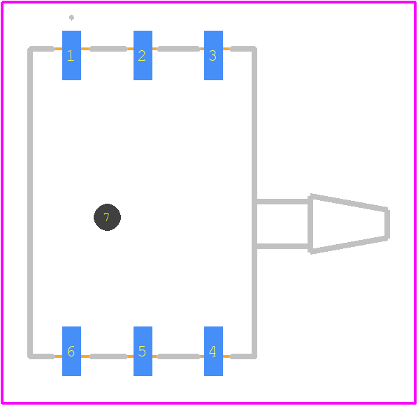 ABPMRNN2.5BGAA3 - Honeywell PCB footprint - Other - Other - ABPMRNN2.5BGAA3-1