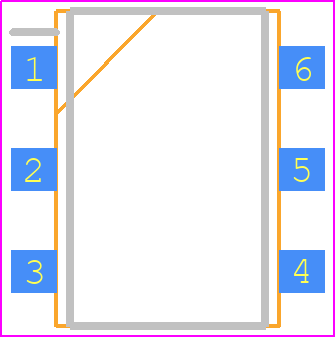 ADT1-1WT-1+ - Mini-Circuits PCB footprint - Small Outline Packages - Small Outline Packages - ADT1-1WT-1+