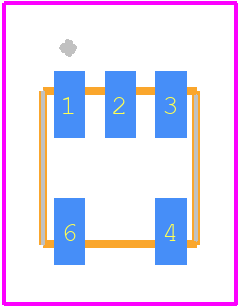 TC1-1-13MG2+ - Mini-Circuits PCB footprint - Other - Other - TC1-1-13MG2+-1