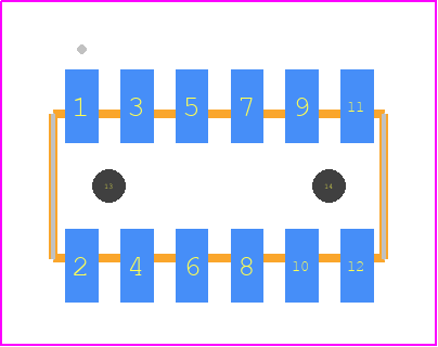 FLE-106-01-H-DV-A - SAMTEC PCB footprint - Other - Other - FLE-106-01-Y-DV-A