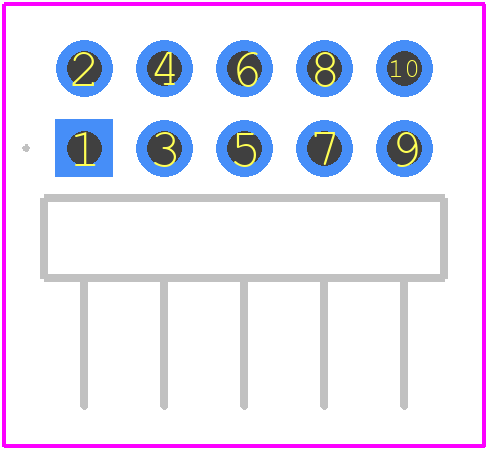 TMMH-105-01-TM-D-RA - SAMTEC PCB footprint - Other - Other - TMMH-105-01-TM-D-RA-1