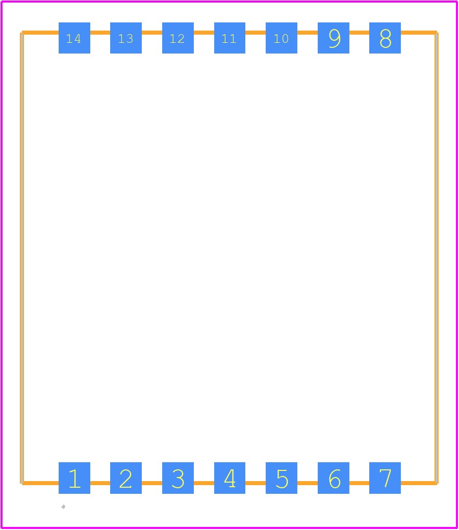BPF-C670+ - Mini-Circuits PCB footprint - Other - Other - BPF-C670+-2
