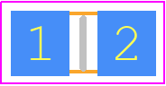 ERJ8BWJR015V - Panasonic PCB footprint - Resistor Chip - Resistor Chip - ERJ8B (W ONLY)