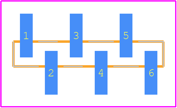 2842104-6 - TE Connectivity PCB footprint - Other - Other - 2842104-6-2