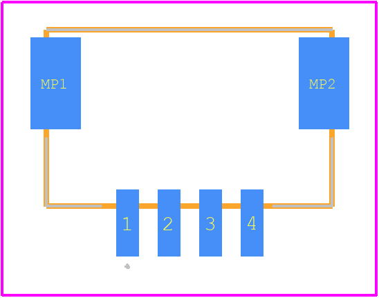213225-0410 - Molex PCB footprint - Other - Other - 213225-0410-2