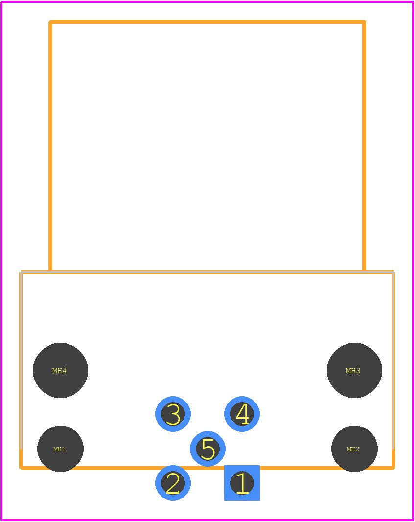 43-01228 - CONEC PCB footprint - Other - Other - 43-01228