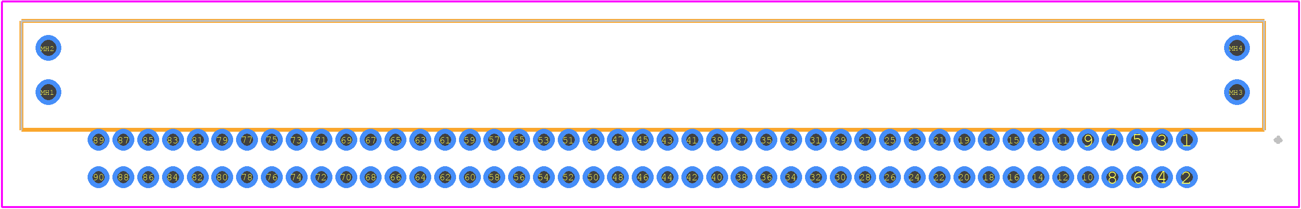 TFM-145-01-L-D-RE2-WT - SAMTEC PCB footprint - Other - Other - TFM-145-01-L-D-RE2-WT-4