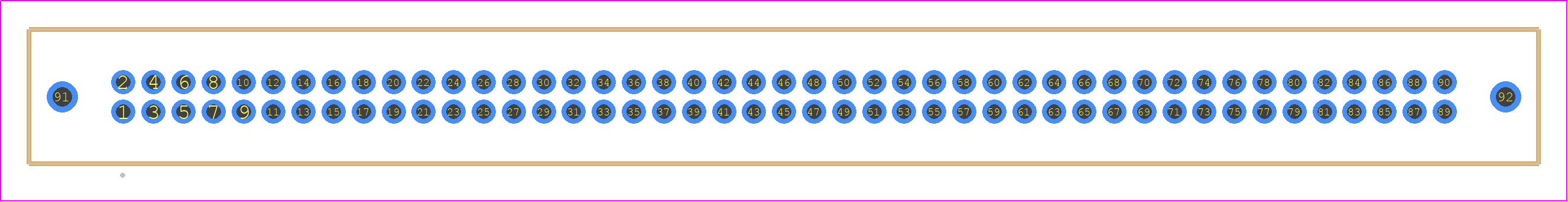 TFM-145-01-L-D-WT - SAMTEC PCB footprint - Other - Other - TFM-145-YY-XXX-D-WT