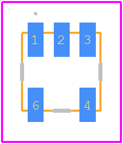 TC2-1T+ - Mini-Circuits PCB footprint - Other - Other - TC2-1T+-1