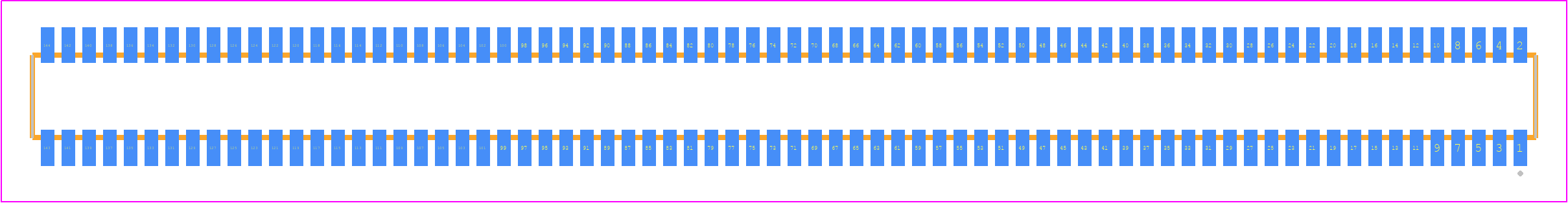 CLE-172-01-G-DV - SAMTEC PCB footprint - Other - Other - CLE-172-01-X-DV