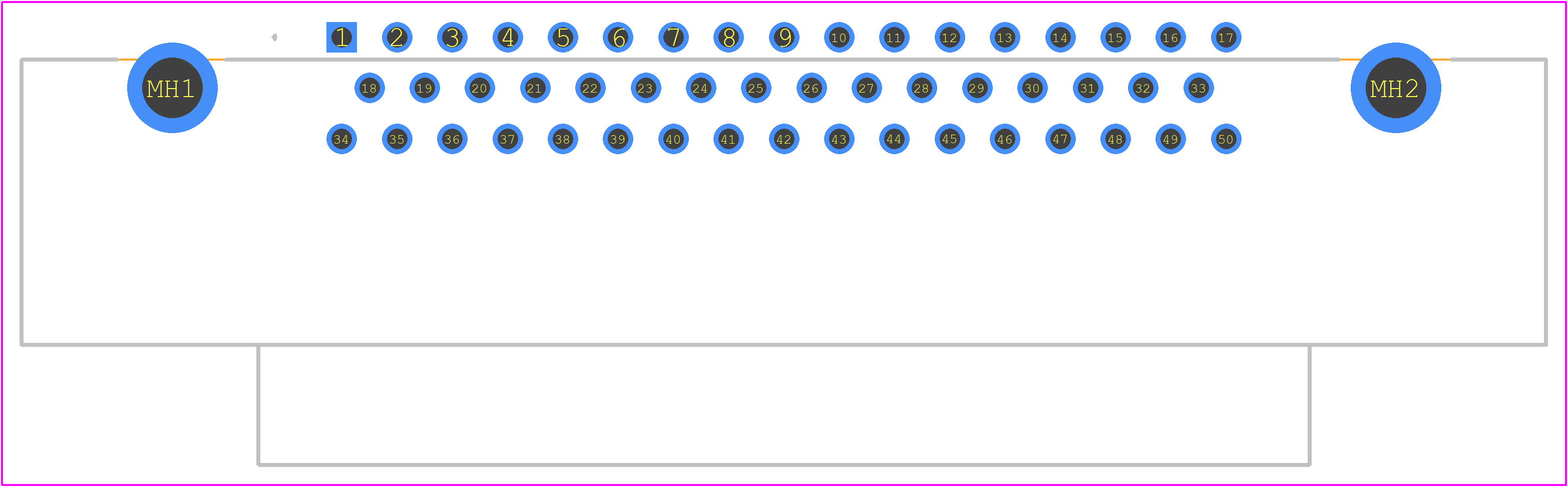 09676507658 - HARTING PCB footprint - Other - Other - 09676507658-5