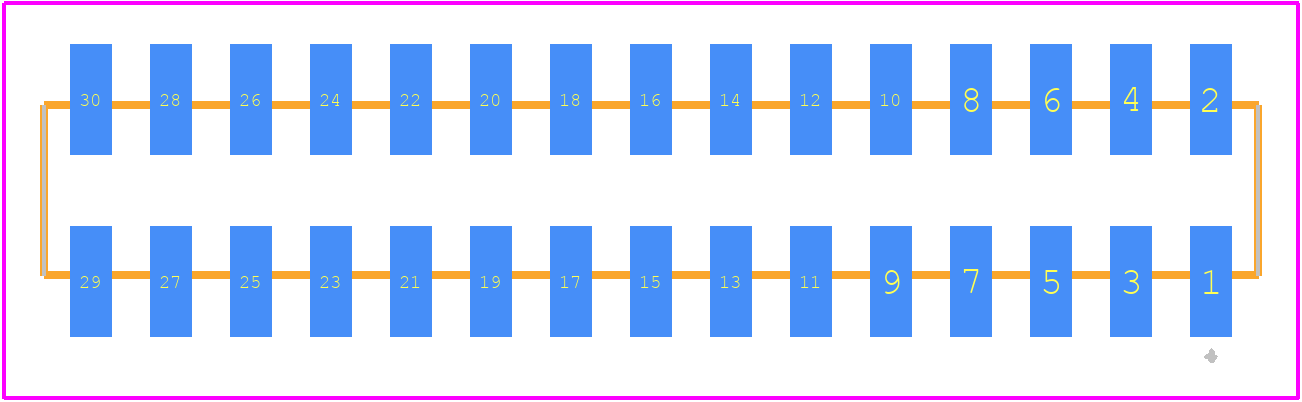 S2M-115-02-F-D-TR - SAMTEC PCB footprint - Other - Other - S2M-115-02-F-D-TR-1