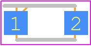 SMF24CA - LITTELFUSE PCB footprint - Small Outline Diode Flat Lead - Small Outline Diode Flat Lead - SMF10CA