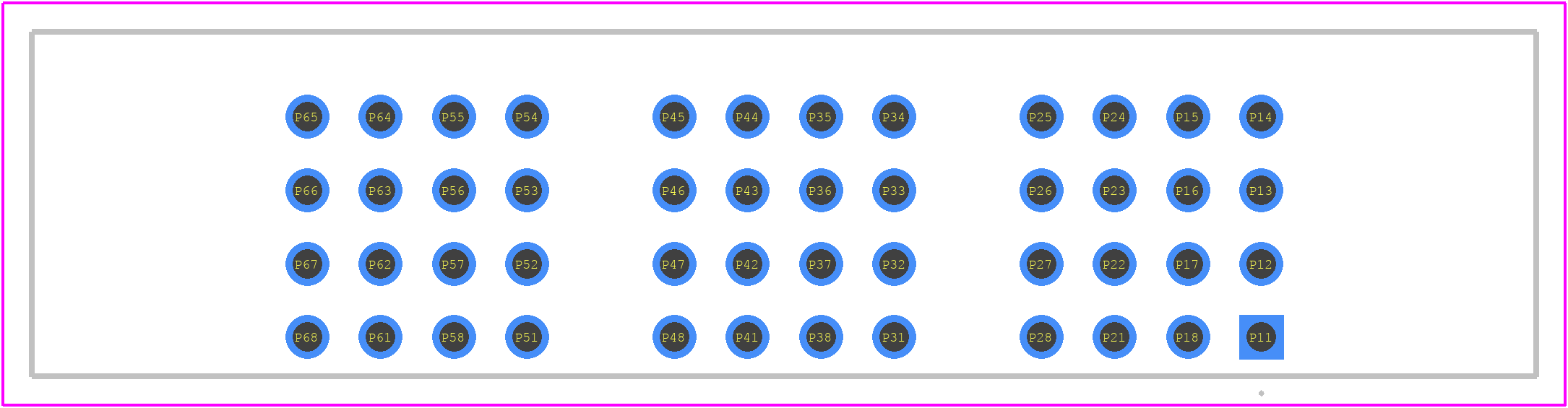 6450553-2 - TE Connectivity PCB footprint - Other - Other - 6450553-2-1