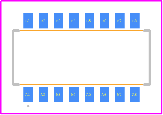 DHN-08F-V-T/R - Diptronics PCB footprint - Other - Other - DHN-08F-V-T/R-2