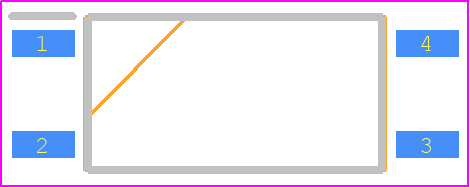 FODM1008 - onsemi PCB footprint - Small Outline Packages - Small Outline Packages - SOP 4-Pin-