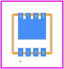 DMN3024SFG-13 - Diodes Incorporated PCB footprint - Other - Other - POWERDI® 3333-8