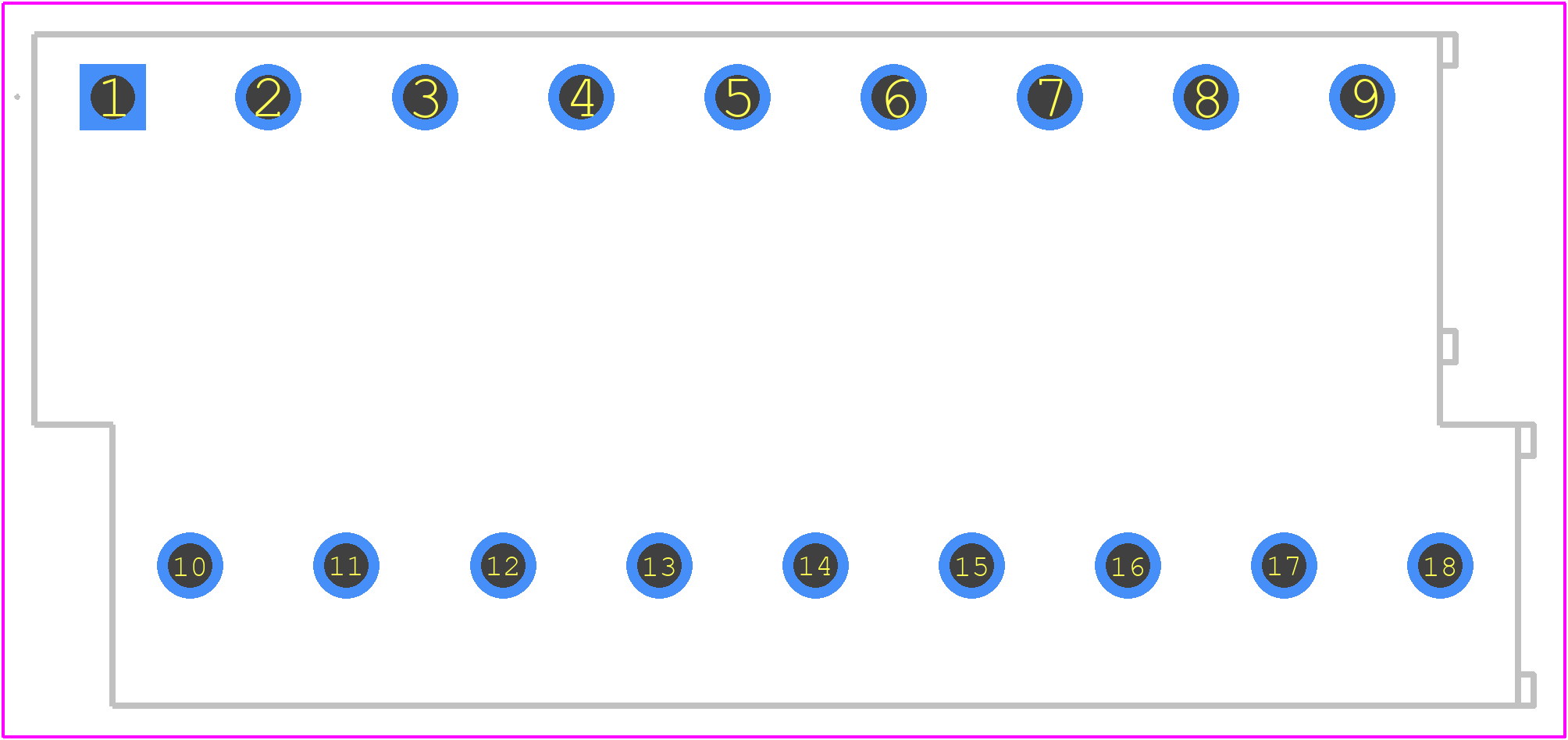 282888-7 - TE Connectivity PCB footprint - Other - Other - 282888-7-2
