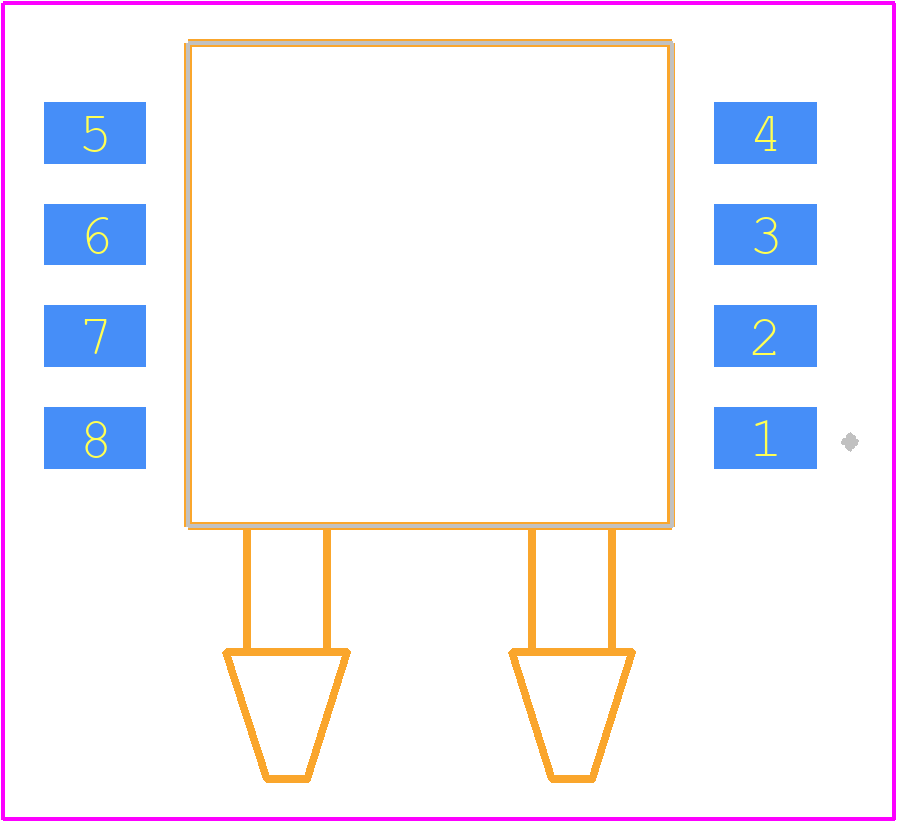 MPXV7007DP - NXP PCB footprint - Other - Other - MPXV7007DP-2