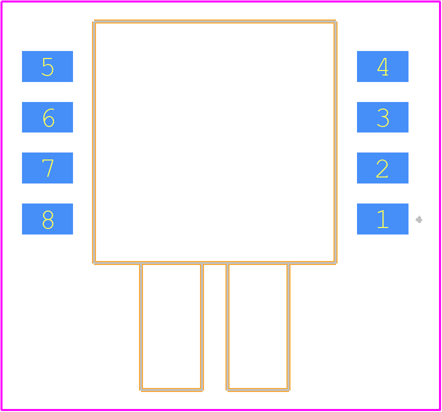 MPXV4006DP - NXP PCB footprint - Other - Other - MPXV4006DP-5