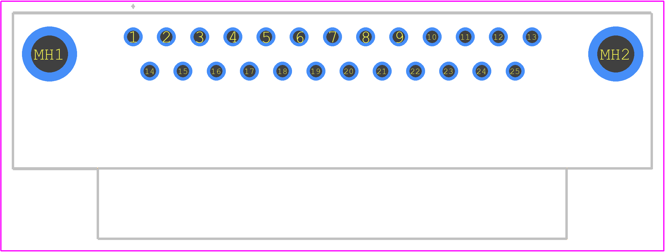 747238-4 - TE Connectivity PCB footprint - Other - Other - 747238-4-2