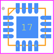 TPS54388CQRTERQ1 - Texas Instruments PCB footprint - Quad Flat No-Lead - Quad Flat No-Lead - RTE  (S-PWQFN-N16) 2