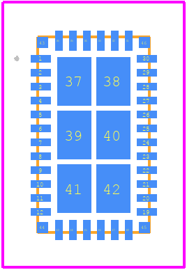 LT8648SHV#WPBF - Analog Devices PCB footprint - Other - Other - LQFN Package 36-Lead (7mm × 4mm × 0.94mm) (Reference LTC DWG # 05-08-1604 Rev B)_2026