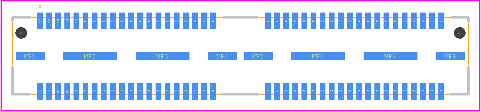 1658438-2 - TE Connectivity PCB footprint - Other - Other - 1658438-2-1