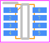 SY8253AIC - Silergy PCB footprint - SOT23 (8-Pin) - SOT23 (8-Pin) - TSOT23-8