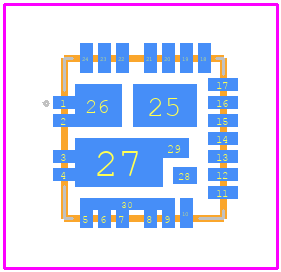 SiC437BED-T1-GE3 - Vishay PCB footprint - Other - Other - SiC437BED-T1-GE3-7