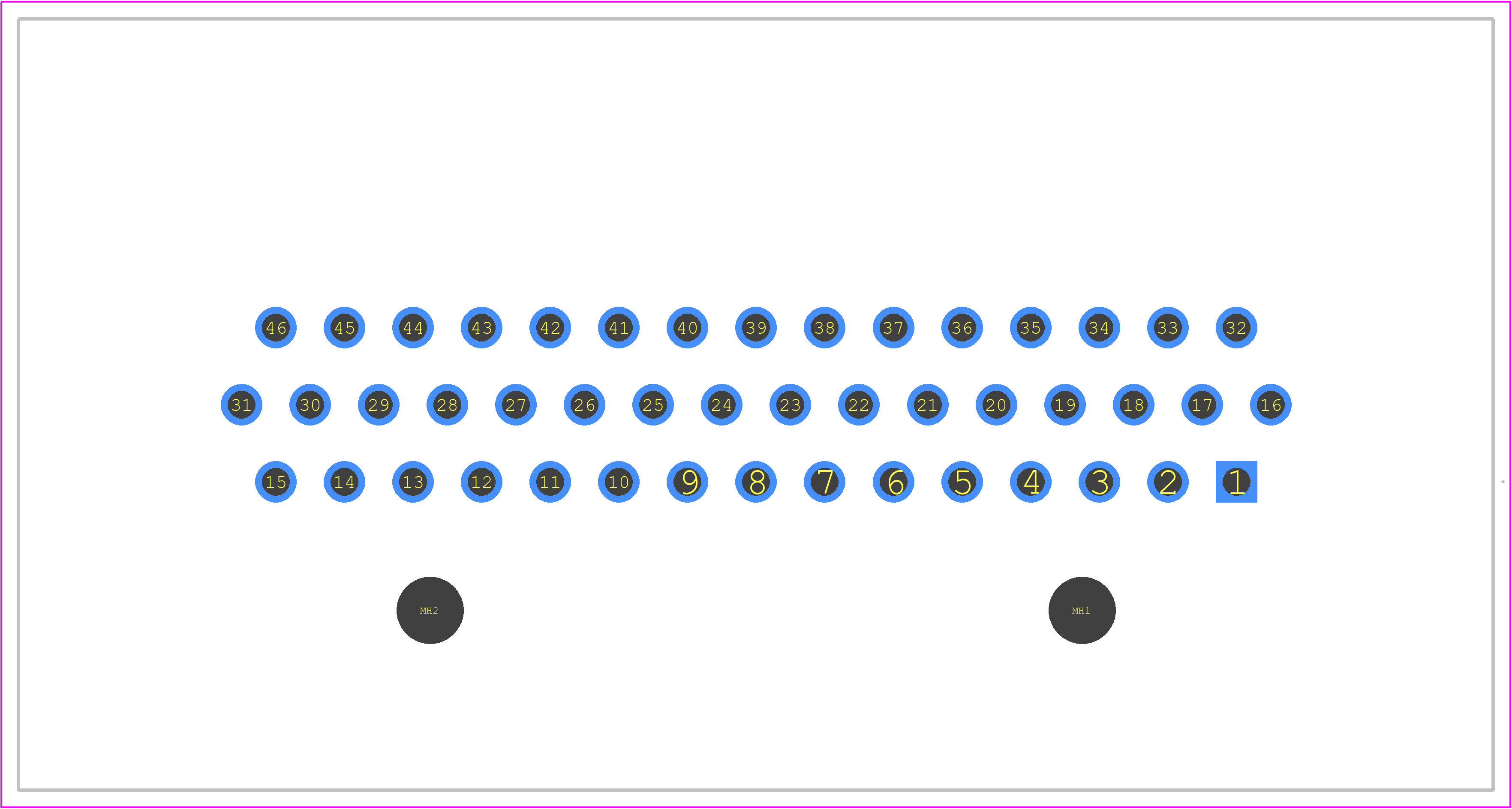 1-2331102-1 - TE Connectivity PCB footprint - Other - Other - 1-2331102-1-3