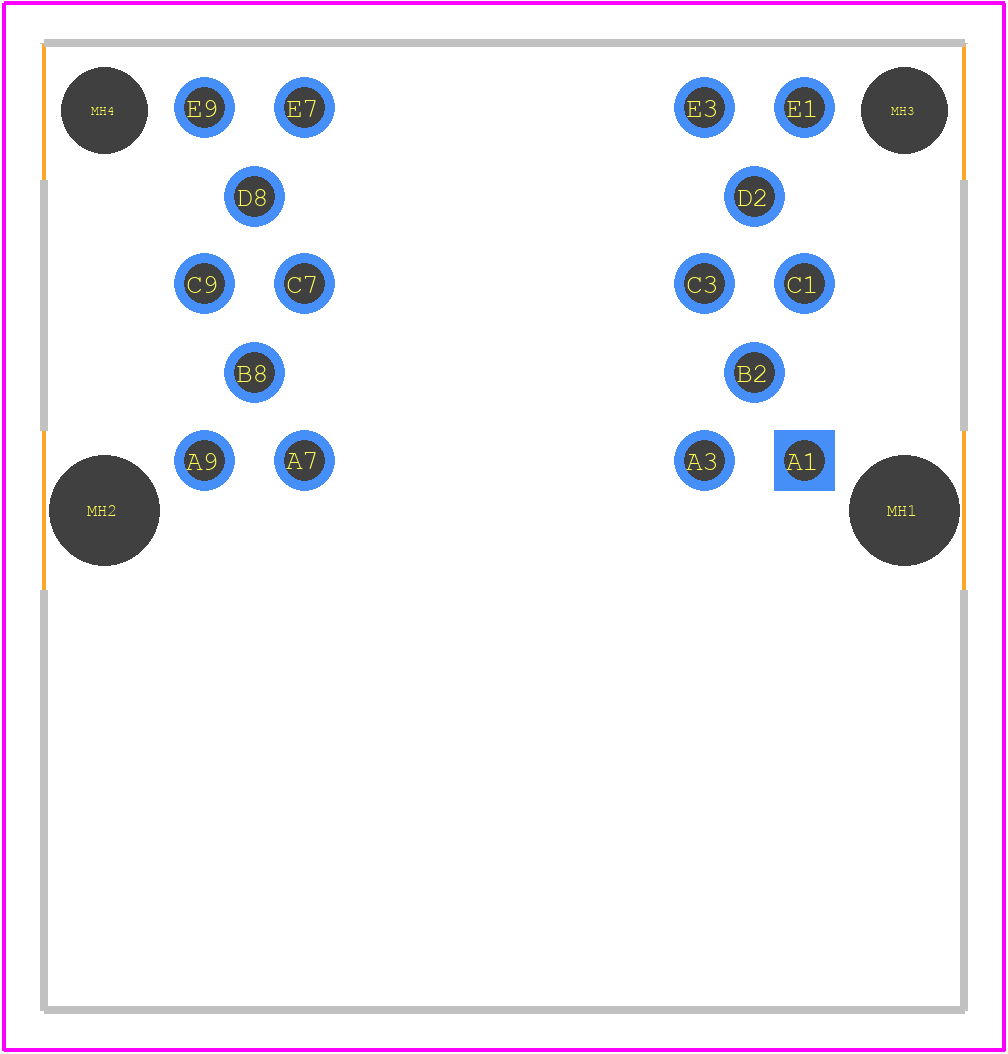07319000022 - HARTING PCB footprint - Other - Other - 07319000022-1