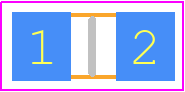 HCJ1206ZT0R00 - Stackpole Electronics, Inc. PCB footprint - Resistor Chip - Resistor Chip - 1206_0.75W