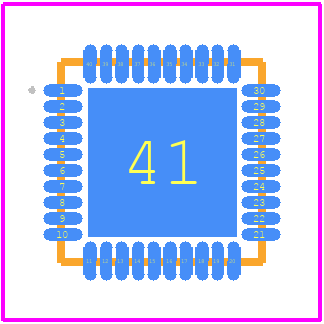 PCA9957HNMP - NXP PCB footprint - Other - Other - PCA9957HNMP-10