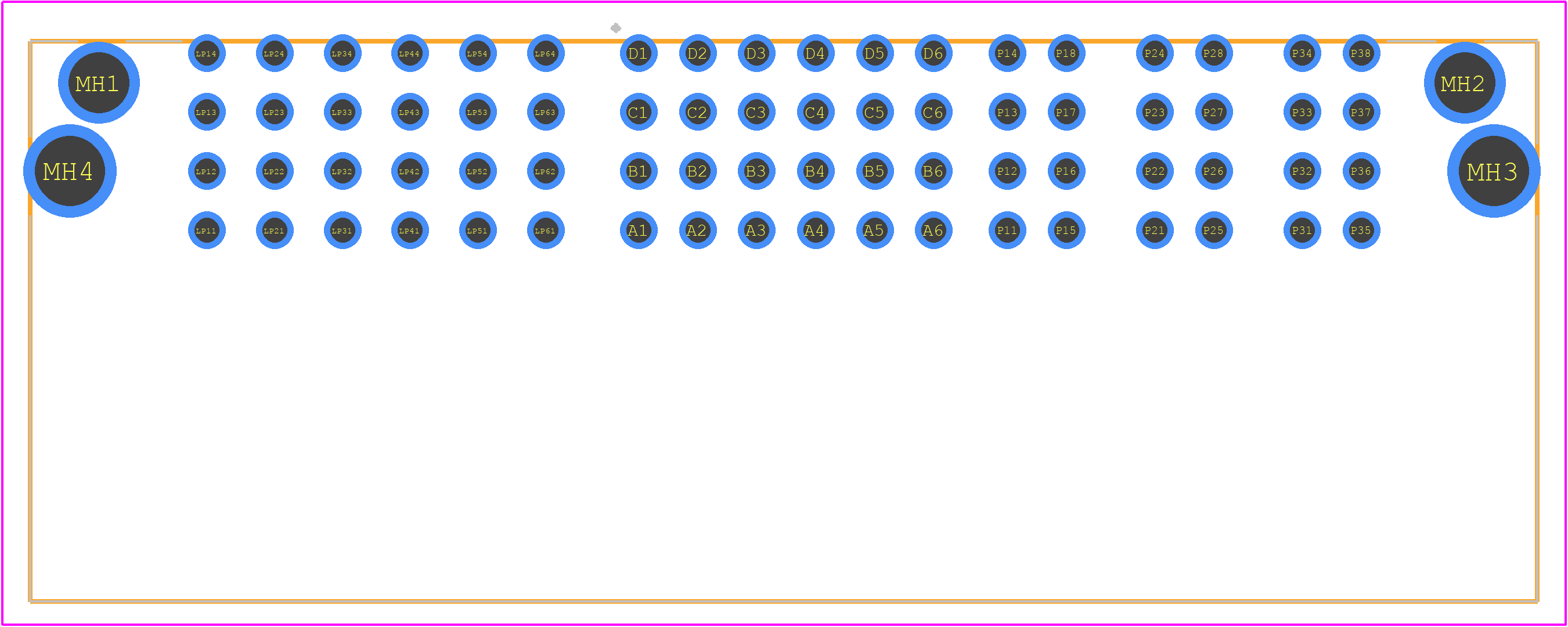 6450830-2 - TE Connectivity PCB footprint - Other - Other - 6450830-2-3