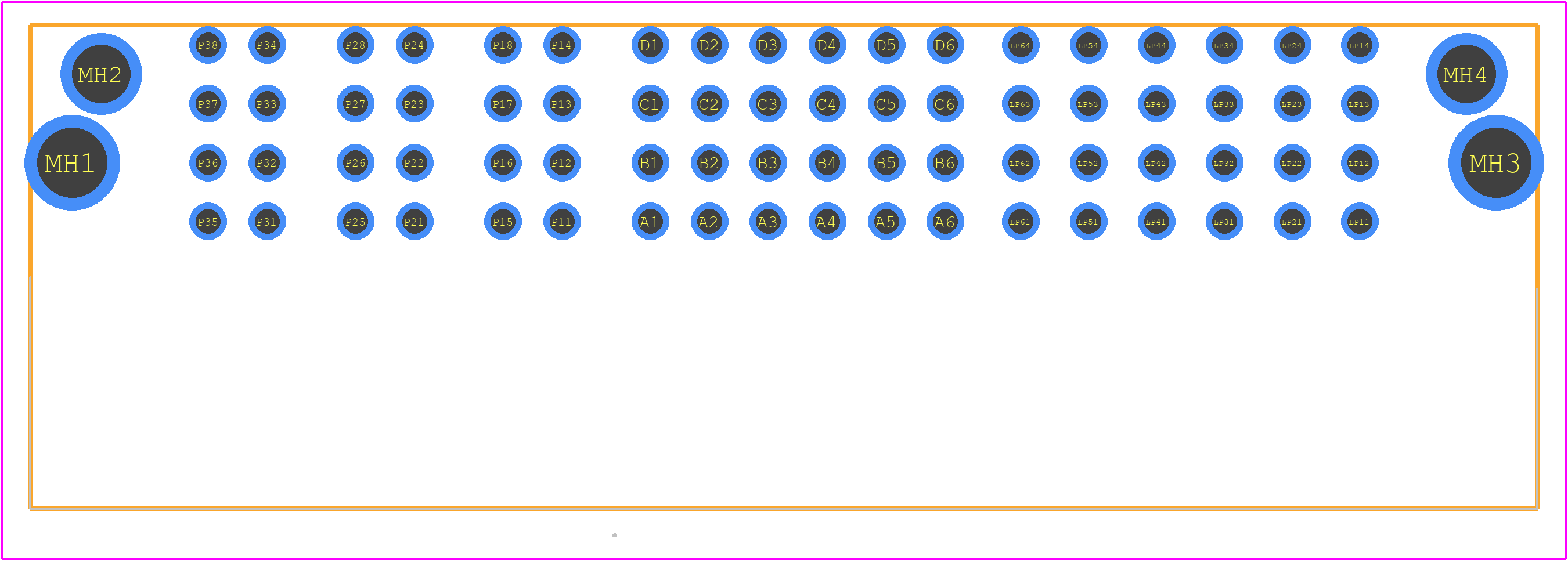 6450880-1 - TE Connectivity PCB footprint - Other - Other - 6450880-1-3