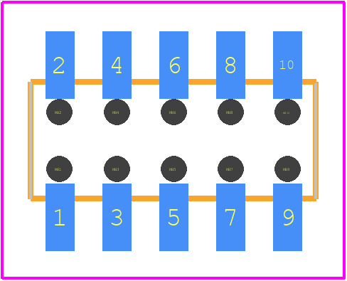 1-2314844-0 - TE Connectivity PCB footprint - Other - Other - 1-2314844-0-6
