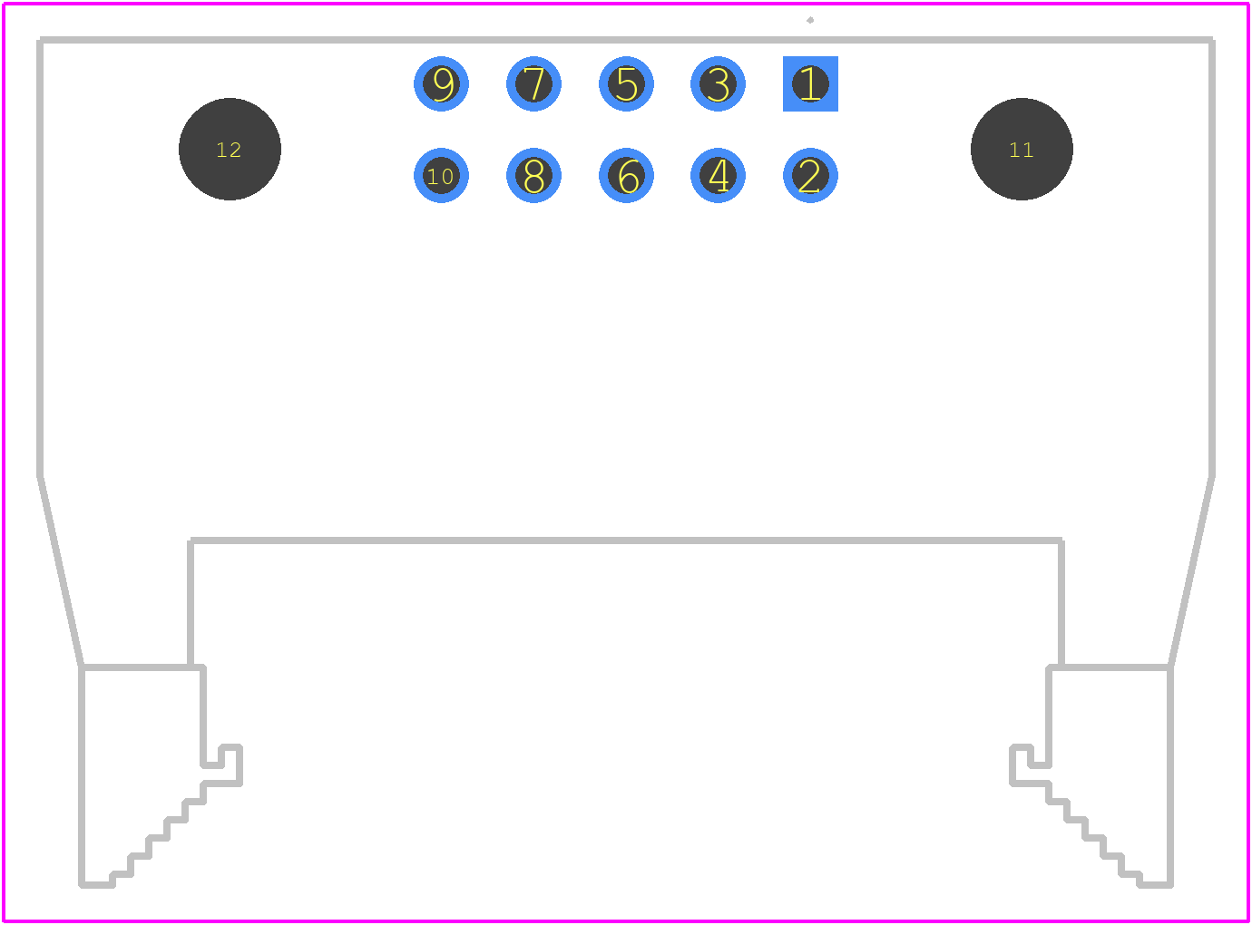 09 18 510 7913 - HARTING PCB footprint - Other - Other - 09 18 510 7913-4