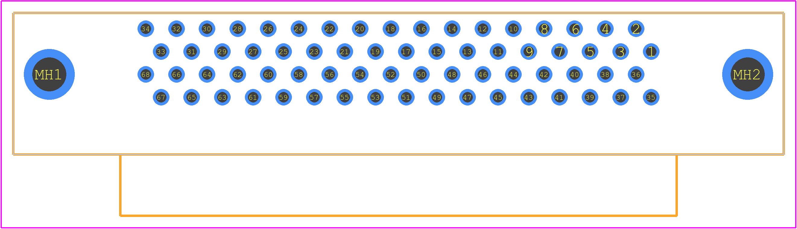 787394-7 - TE Connectivity PCB footprint - Other - Other - 787394-7-3