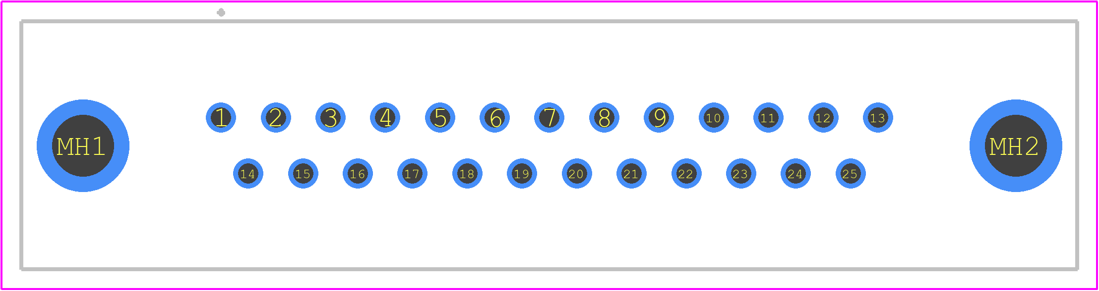 09653617713 - HARTING PCB footprint - Other - Other - 09653616712