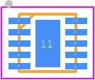 5X1503-000NLGI - Renesas Electronics PCB footprint - Small Outline No-lead - Small Outline No-lead - NLG10P1