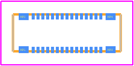 WP6C-S030VA1-R500 - JAE PCB footprint - Other - Other - WP6C-S030VA1-R500-1