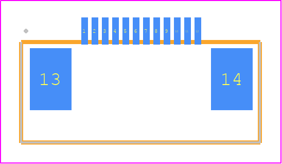 X05B20U12T - XKB Connectivity PCB footprint - Other - Other - X05B20Y12T