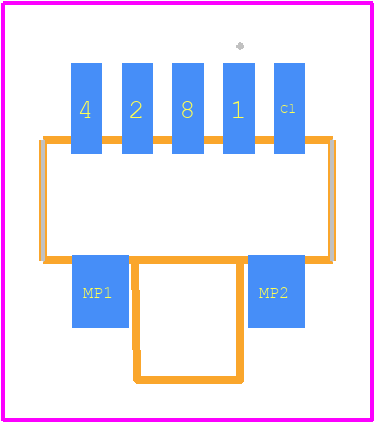 A6KSV-164RS-R100 - OMRON Electronics PCB footprint - Other - Other - A6KSV-164RS-R100-3
