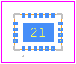 MIC22405YML-TR - Microchip PCB footprint - Other - Other - 20-Pin 3mm × 4mm MLF® (ML)