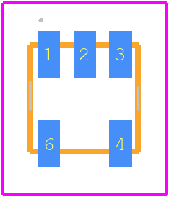 TC1-1-43+ - Mini-Circuits PCB footprint - Other - Other - TC1-1-43+-2