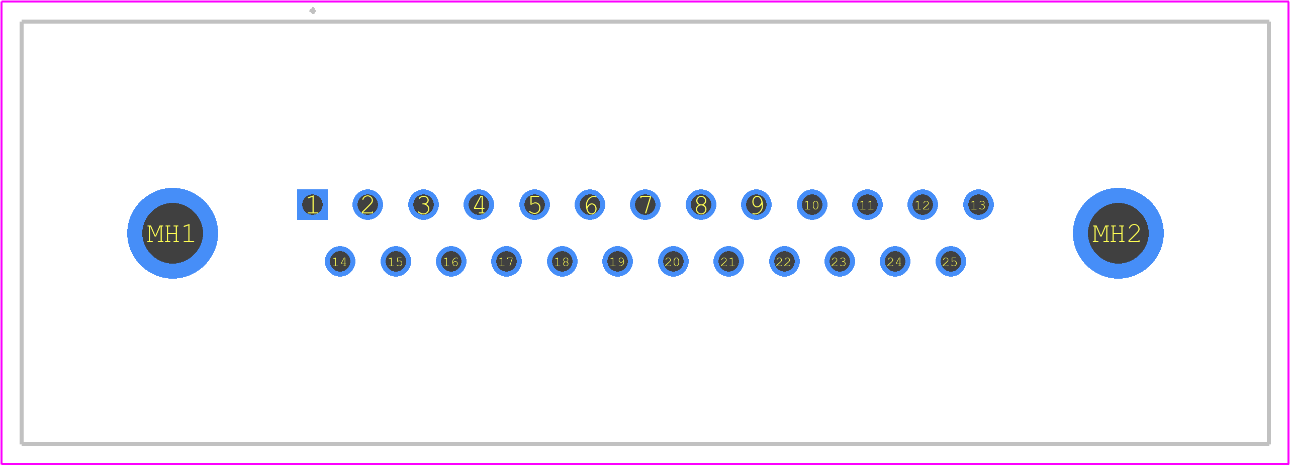 09676257675 - HARTING PCB footprint - Other - Other - 09676257675