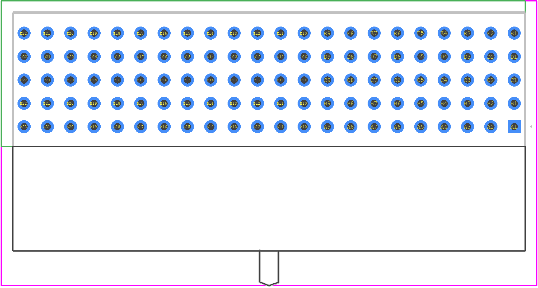 17341102101 - HARTING PCB footprint - Other - Other - 17341102101